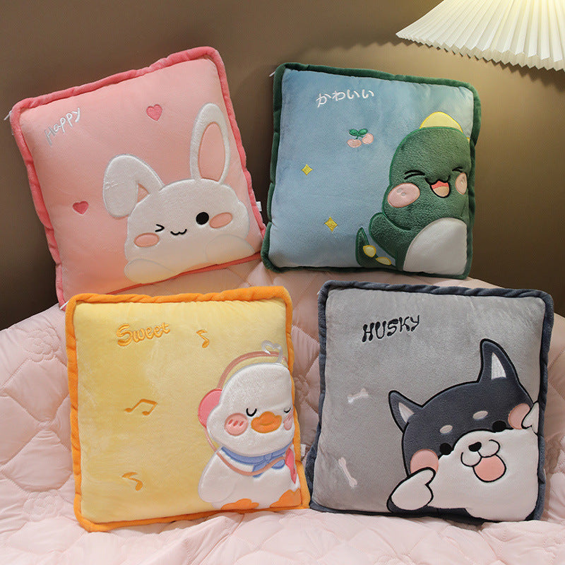 Plush pillow with cute husky design Kalsten