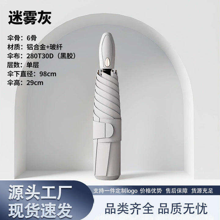 Ladies Automatic Compact Umbrella with Ergonomic Handle Kalsten