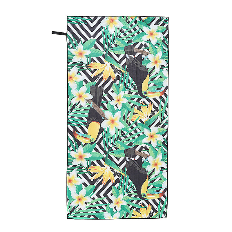 Beach towel with artistic mandala design Kalsten