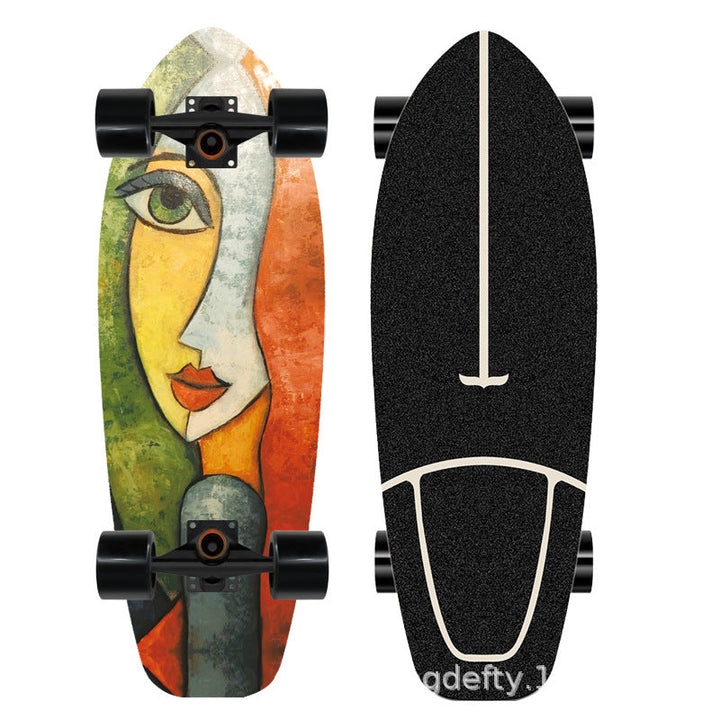 Artistic Lion Design Skateboard Kalsten