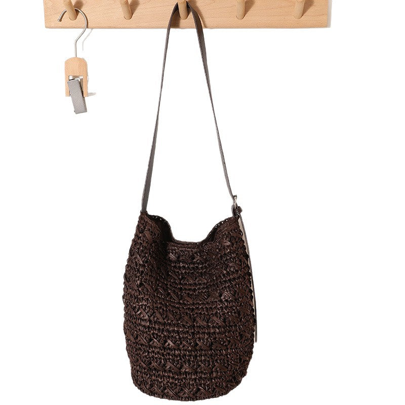 Handcrafted Shoulder Bag Made of High-Quality Natural Material Kalsten