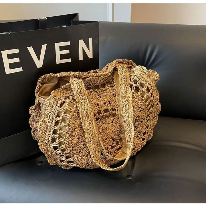 Hand-knotted Round Bag Kalsten