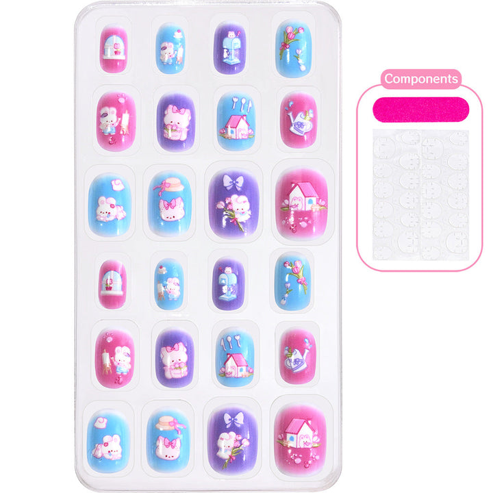 Themed Summer Beach Nail Art Press-On Nails Kalsten