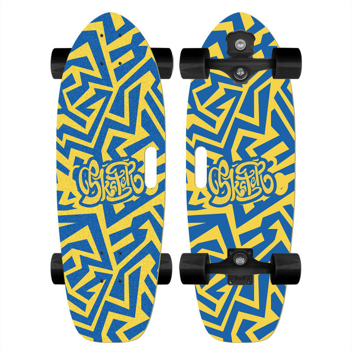Skateboard with Custom Cartoon Design Kalsten