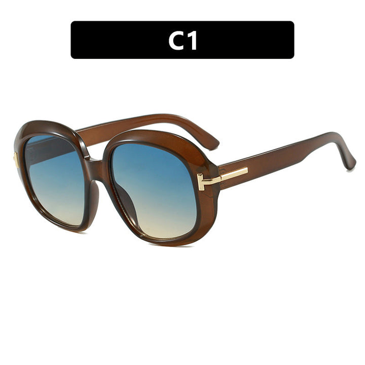 Women's oversized sunglasses with elegant frame structure and UV protection Kalsten