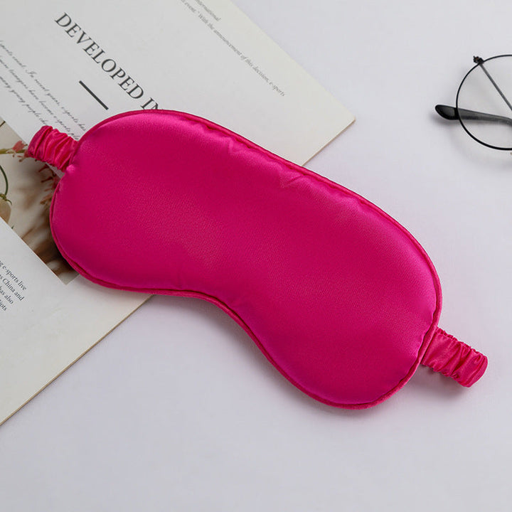 Unisex nan luxurious satin sleep mask with adjustable elastic band and soft padding Kalsten