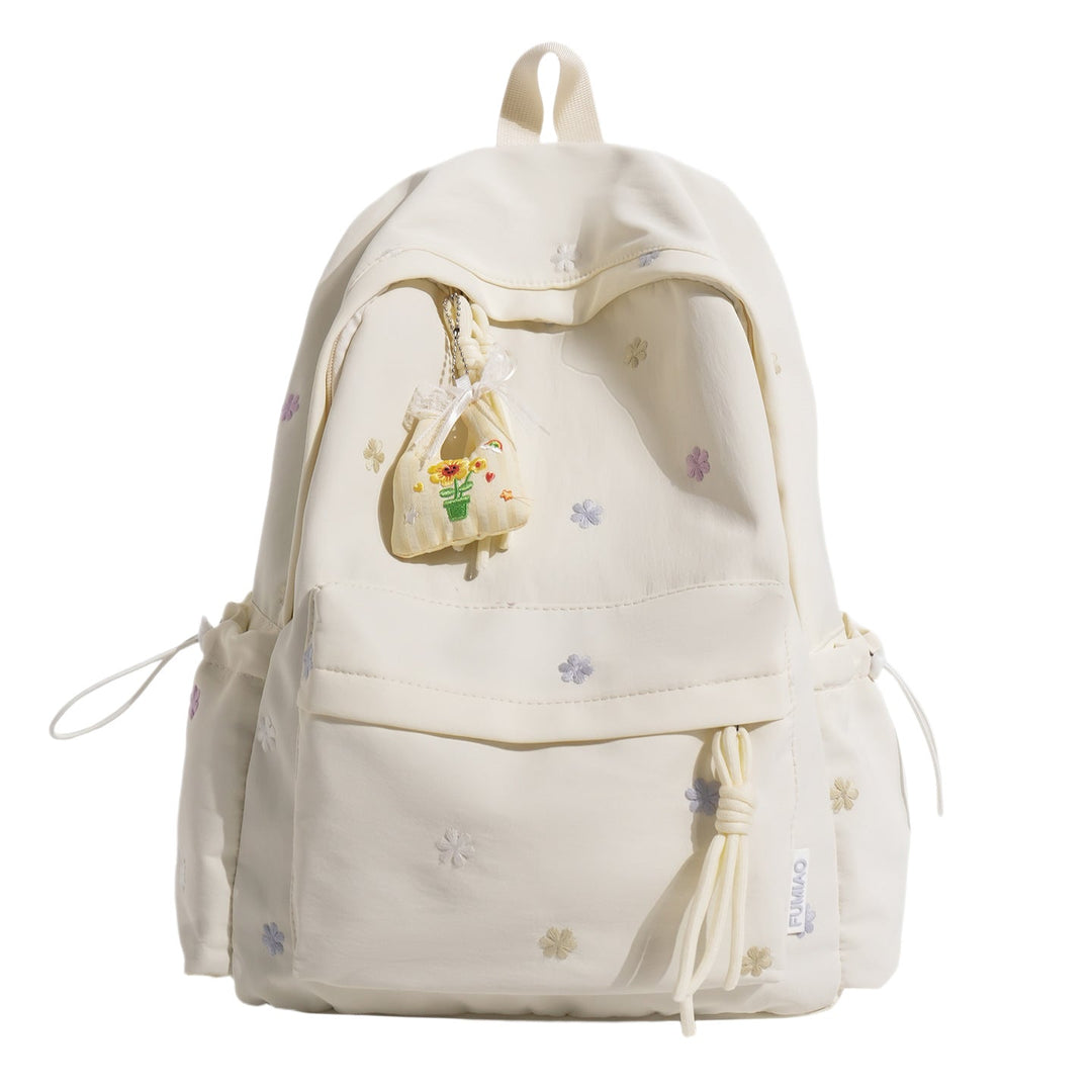 Embroidered Floral Print Backpack Kalsten