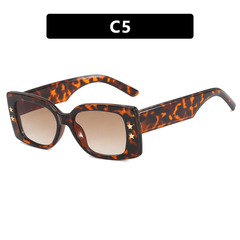 Ladies extravagant square sunglasses with stylish details Kalsten