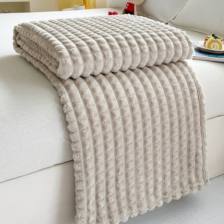 Ridge Textured Throw Blanket Kalsten