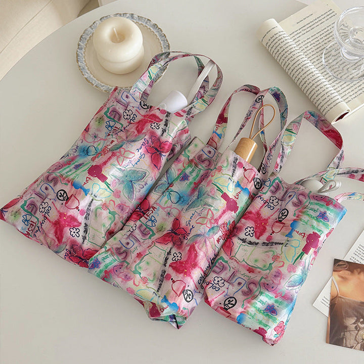 Women’s Foldable Tote Bag with Integrated Umbrella Kalsten
