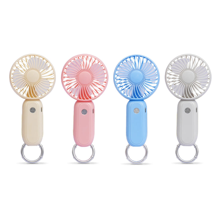 Unisex Portable Mini-Hand Fan with Key Ring and USB Charging Function Kalsten