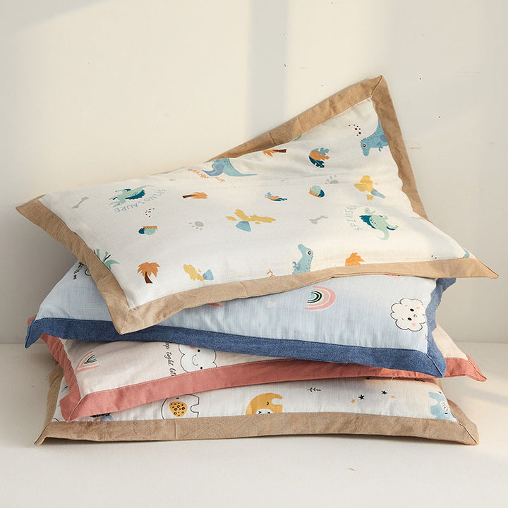 Cozy pillow with colorful rainbow motif Kalsten