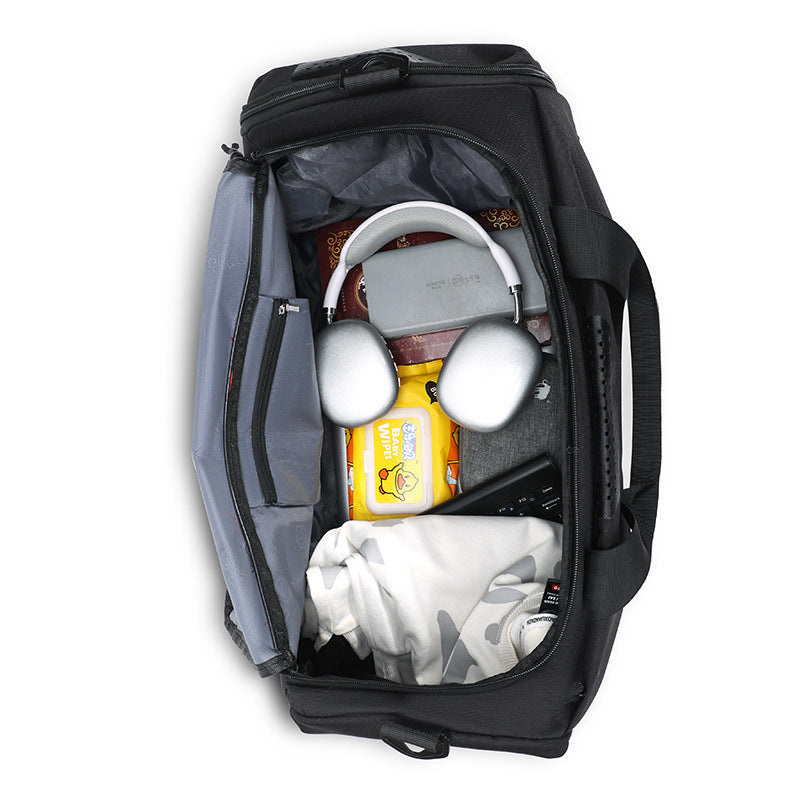 Men's sporty travel bag with ample storage space and detachable shoulder strap Kalsten