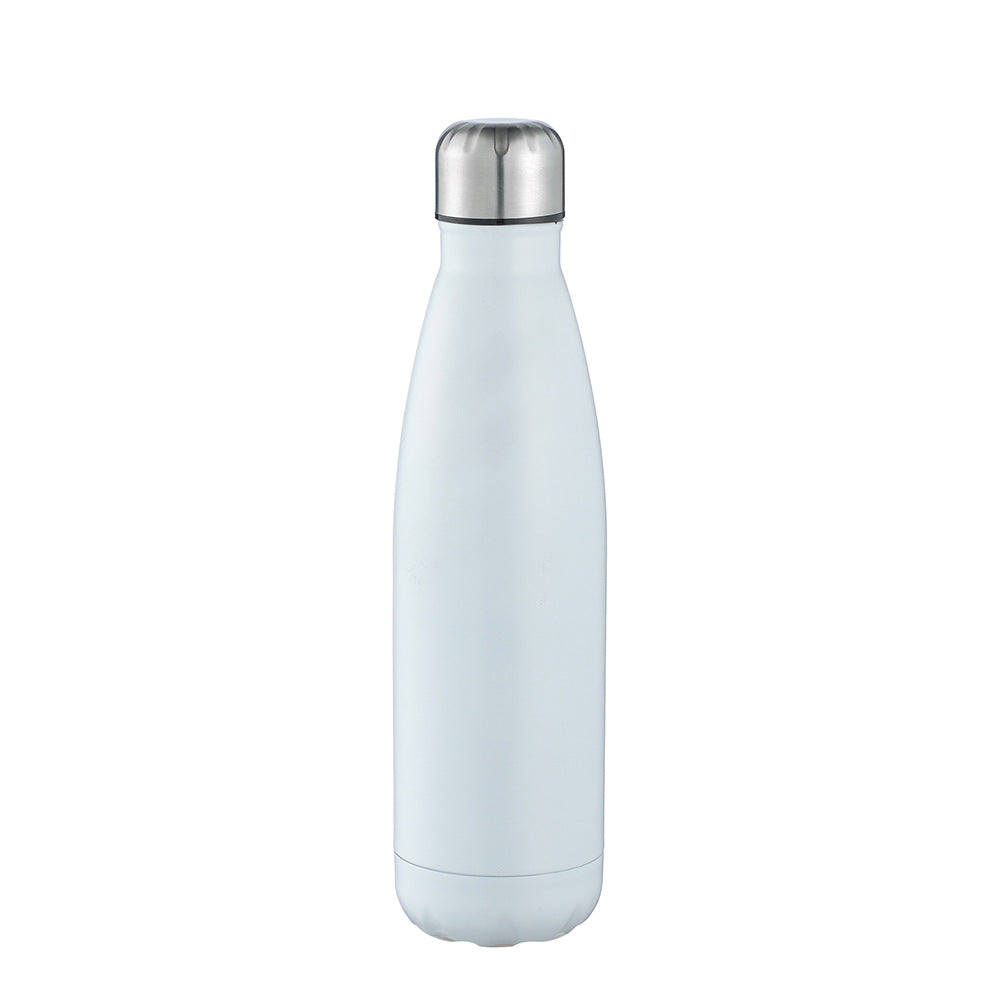 Unisex double-walled insulated bottle made of stainless steel with vacuum insulation and leak-proof screw cap Kalsten