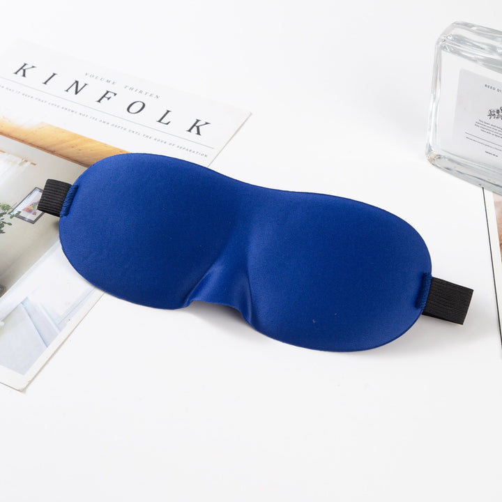 Unisex nan anatomically shaped sleep mask with formed eye sockets, lightweight foam core, and elastic comfort band Kalsten