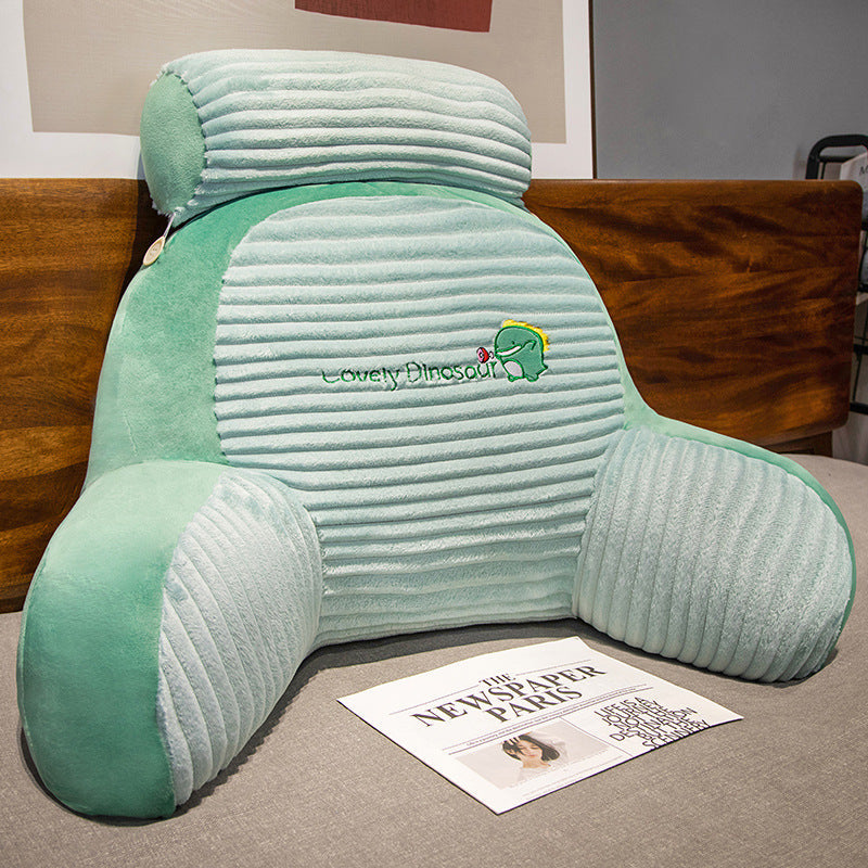 Plush back support pillow in toast design Kalsten