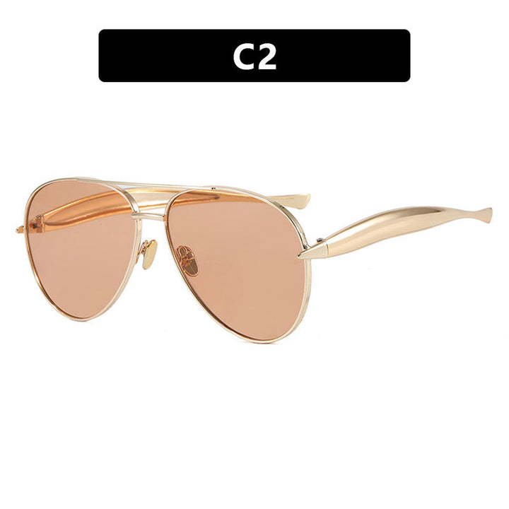 Women's pilot sunglasses with elegant accents and protective UV filter Kalsten