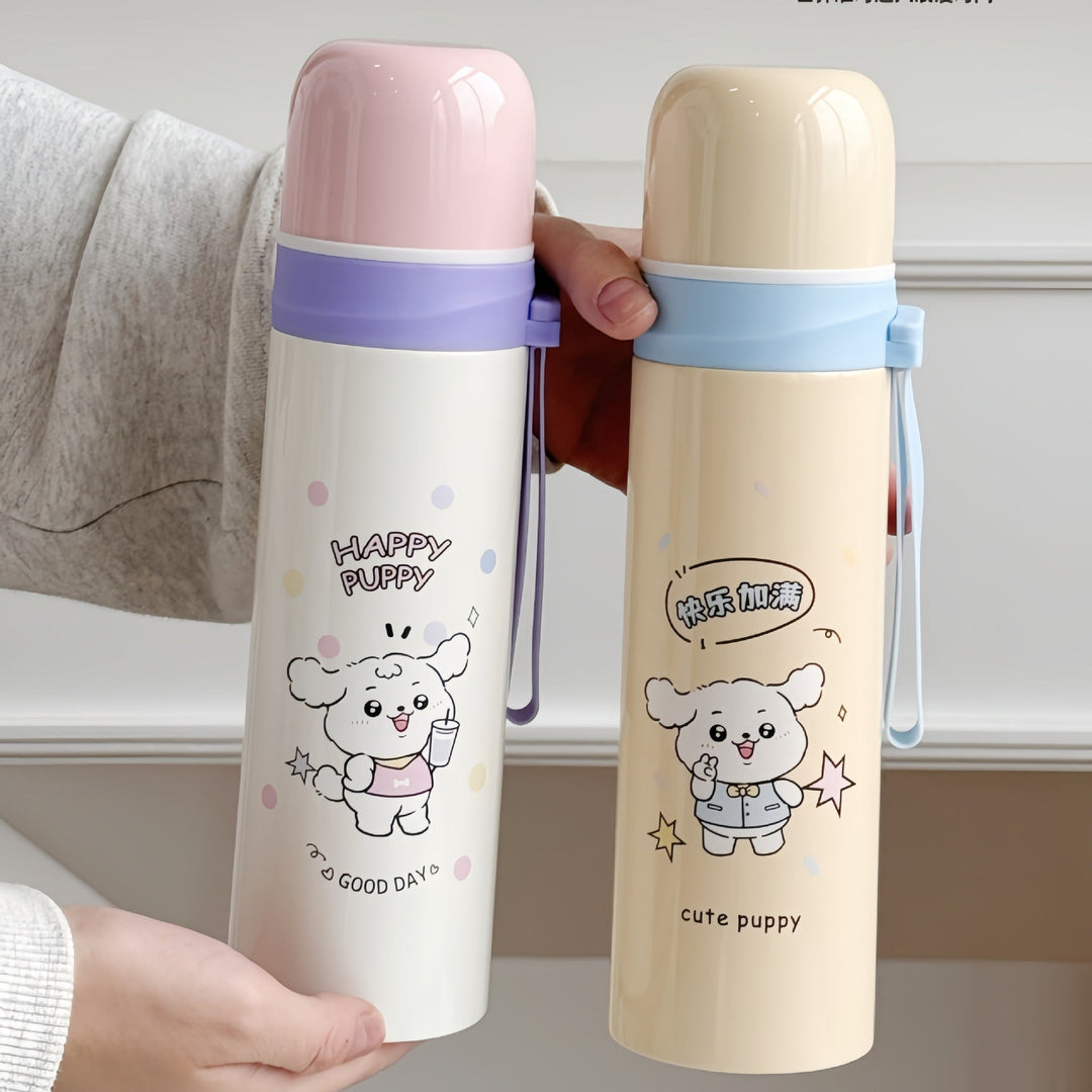 Ladies insulated bottle with cute dog design Kalsten