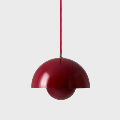Skanto | Nordic Macaron 1-Light Half-Circle Dome Pendant Lamp