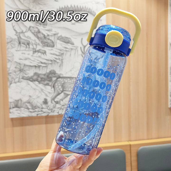 Women’s water bottle with leak-proof lid and integrated straw Kalsten