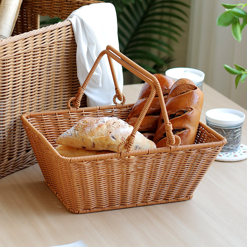Unisex Rectangular Shopping and Storage Basket Kalsten