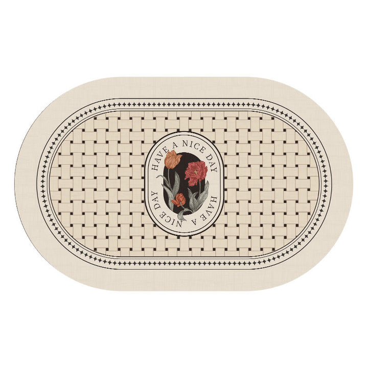 Botanical Design Bath Mat Kalsten