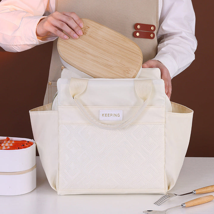 Cooler bag with insulating interior and practical compartment design Kalsten