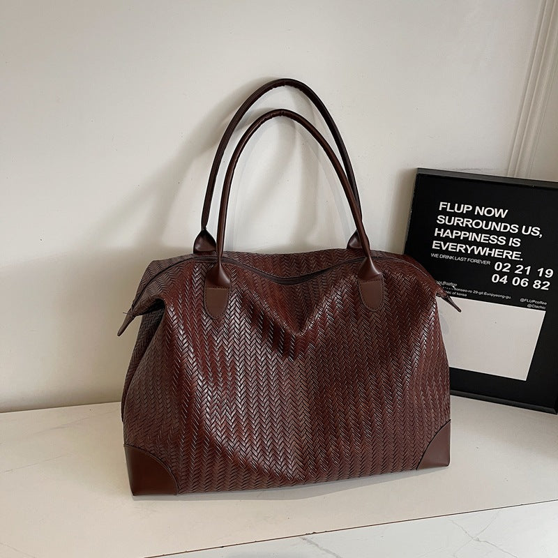 Luxurious Travel Bag In Modern Zigzag Pattern Kalsten
