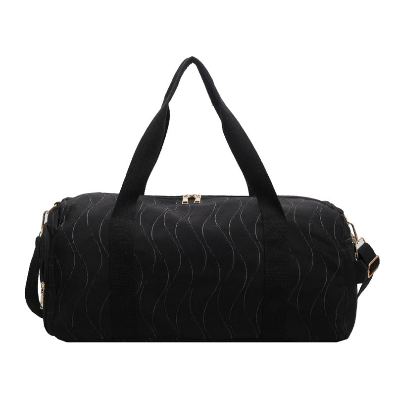 Sporty travel bag with stylish wave pattern Kalsten