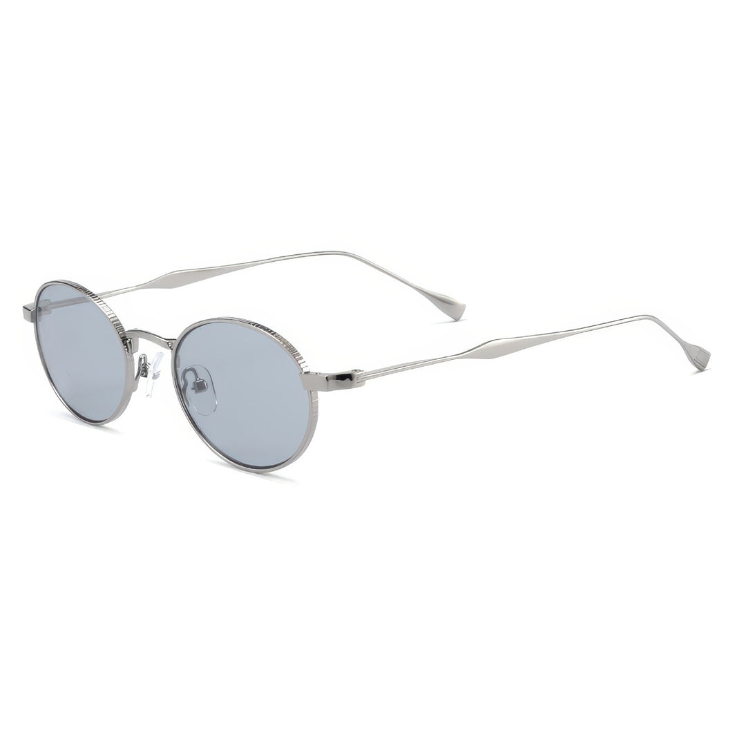 Women's fashionable sunglasses with high-quality metal frame and round lenses Kalsten