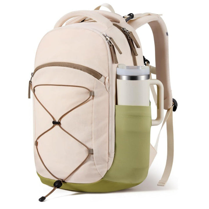 Multifunctional backpack with drink compartment and elastic lacing Kalsten