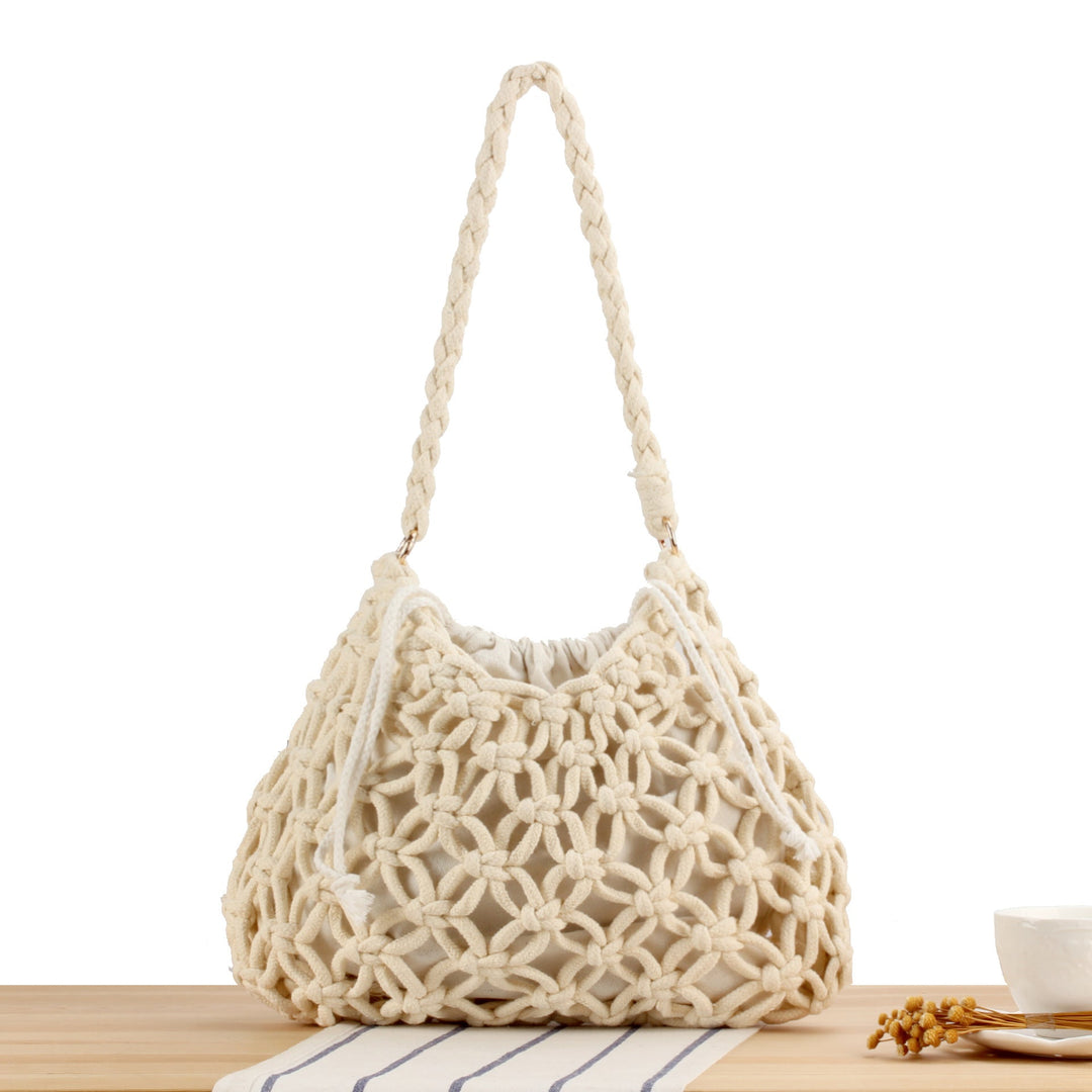 Handbag with Artistic Macrame Design Kalsten