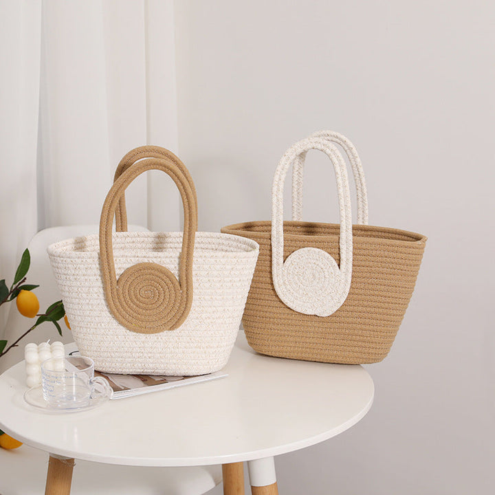 Decorative natural fiber bag Kalsten