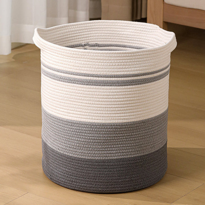 Women's storage basket with modern striped design Kalsten