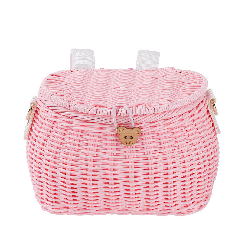 Cute Animal-Themed Woven Storage Basket Kalsten
