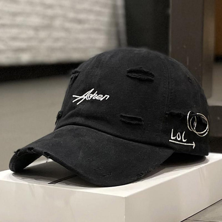 Men's Distressed Denim Cap Kalsten