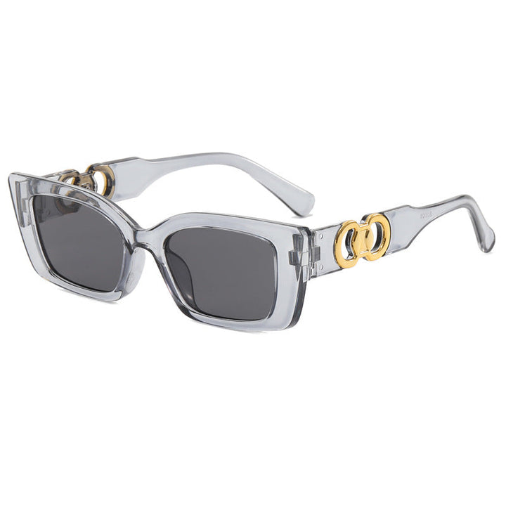 Women's fashionable square sunglasses with glamorous accents Kalsten