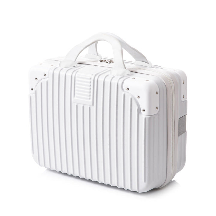hard-shell cosmetic travel case with double top handles and reinforced corner protectors Kalsten