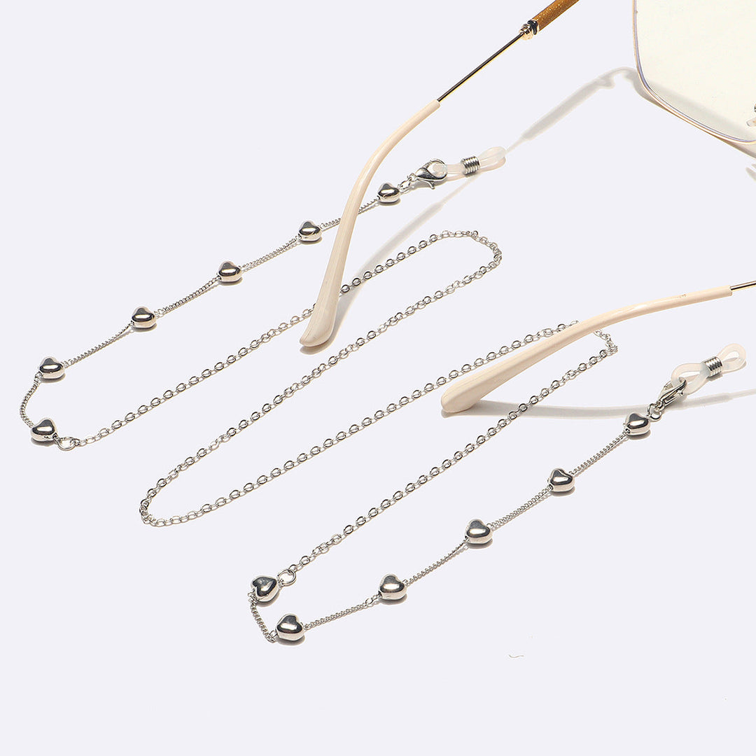 Heart-Embellished Eyewear Chain Kalsten