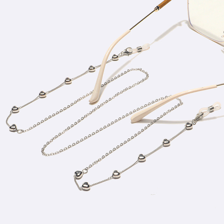 Heart-Embellished Eyewear Chain Kalsten