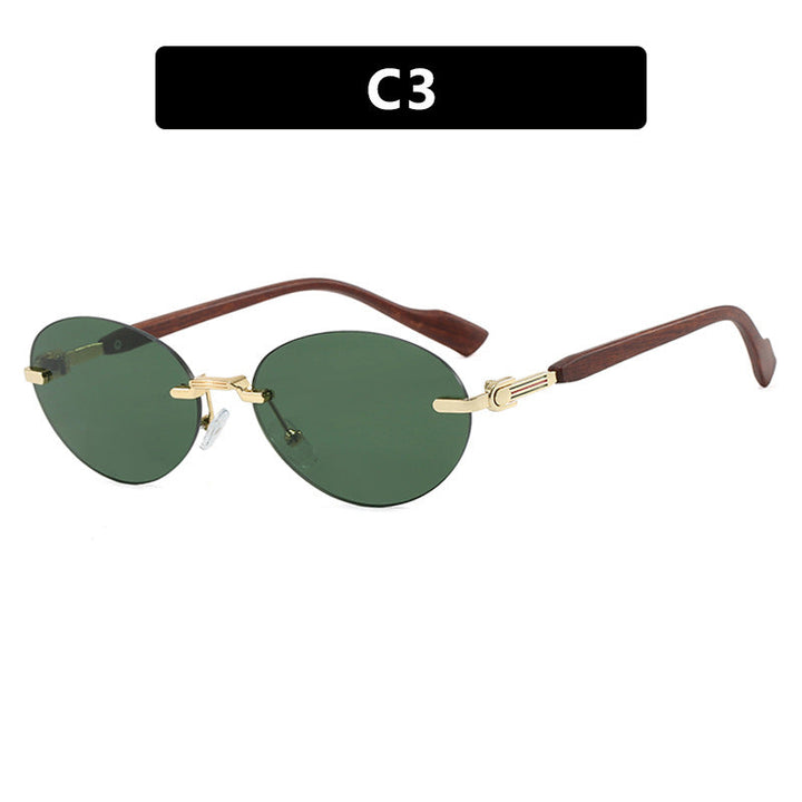 Women's fashionable sunglasses in elegant retro style with high-quality lenses and wooden details Kalsten