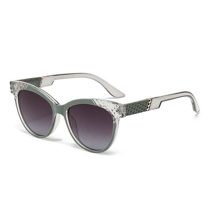 Women's Cat-Eye Sunglasses with Structured Frame and UV Protection Kalsten
