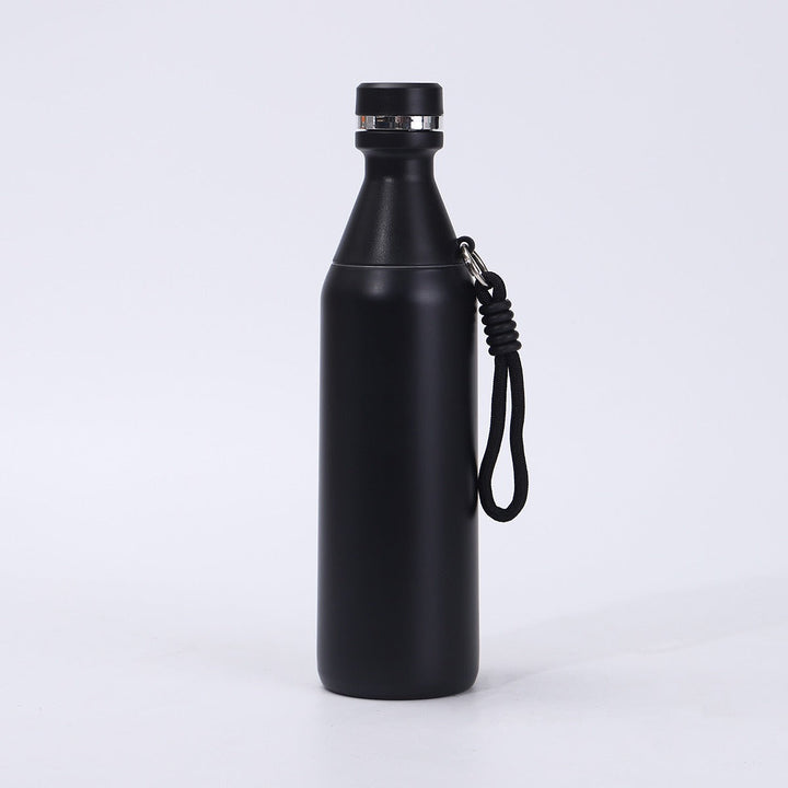 Ladies insulated drinking bottle with practical carrying strap Kalsten