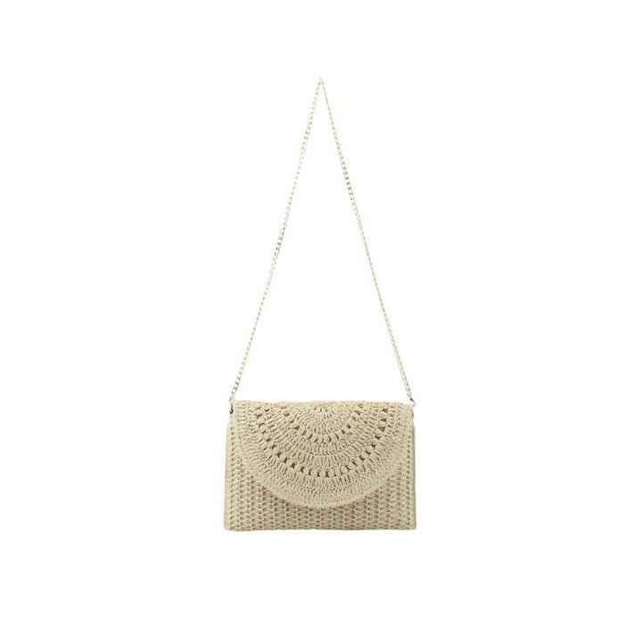 Fashionable crossbody bag made of handcrafted natural material with Kalsten