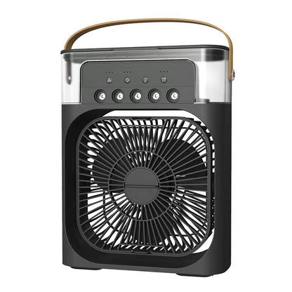 Unisex Portable Air Cooler and Fan with Water Tank and Mist Function and Leather Handle Skanto