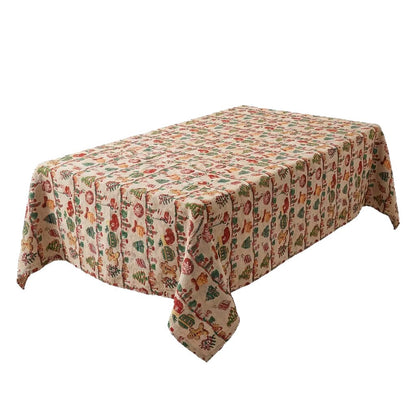 Decoratively Printed Tablecloth