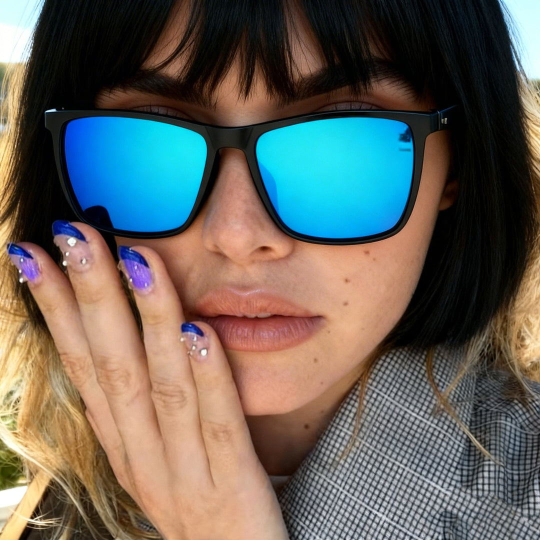 Women's sporty sunglasses with polarized lenses and a flexible frame Kalsten