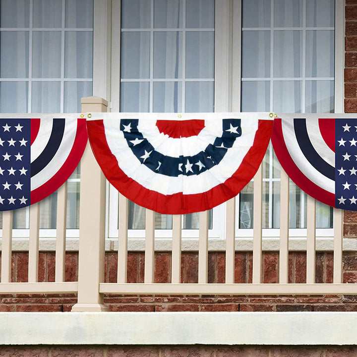 Unisex nan patriotic flag-style outdoor windsock streamer with reinforced ripstop fabric Kalsten
