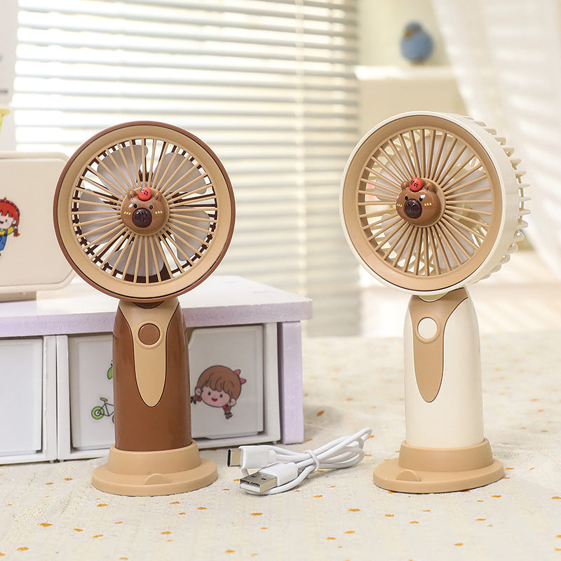Ladies portable USB hand fan with creative animal design Kalsten