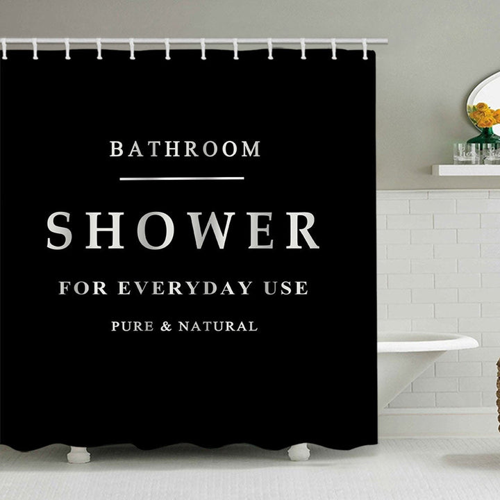 Minimalist Shower Curtain Kalsten